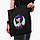 Еко сумка Дівчина демон Аніме (Demon girl Anime) (9227-2837-BKZ) чорна на блискавці саржа, фото 3