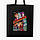 Еко сумка Бендер Філіп Дж. Фрай і Ліла Футурама (9227-2866-BKZ) чорна на блискавці, фото 4