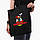 Еко сумка дятел Вуді Вудпекер (Woody Woodpecker) (9227-2870-BKZ) чорна на блискавці саржа, фото 3