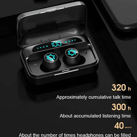 Бездротові сенсорні навушники AirPlus TWS S15 Mini, Bluetooth 5,0 + вбудований Power Bank