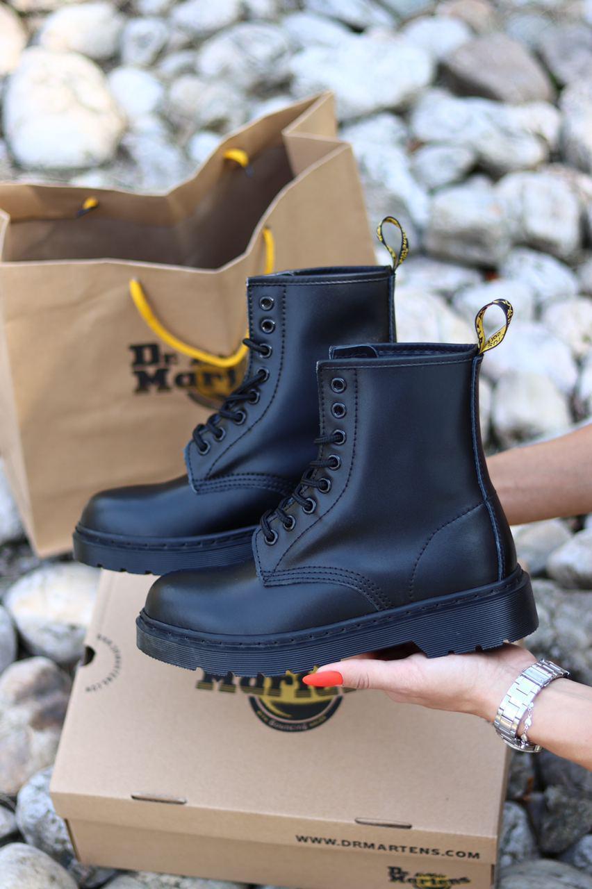 Жіночі демісезонні черевики Dr.Martens Mono Black чорні