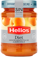 Джем фруктовий HELIOS Абрикос, без цукру, 250 г, фото 3
