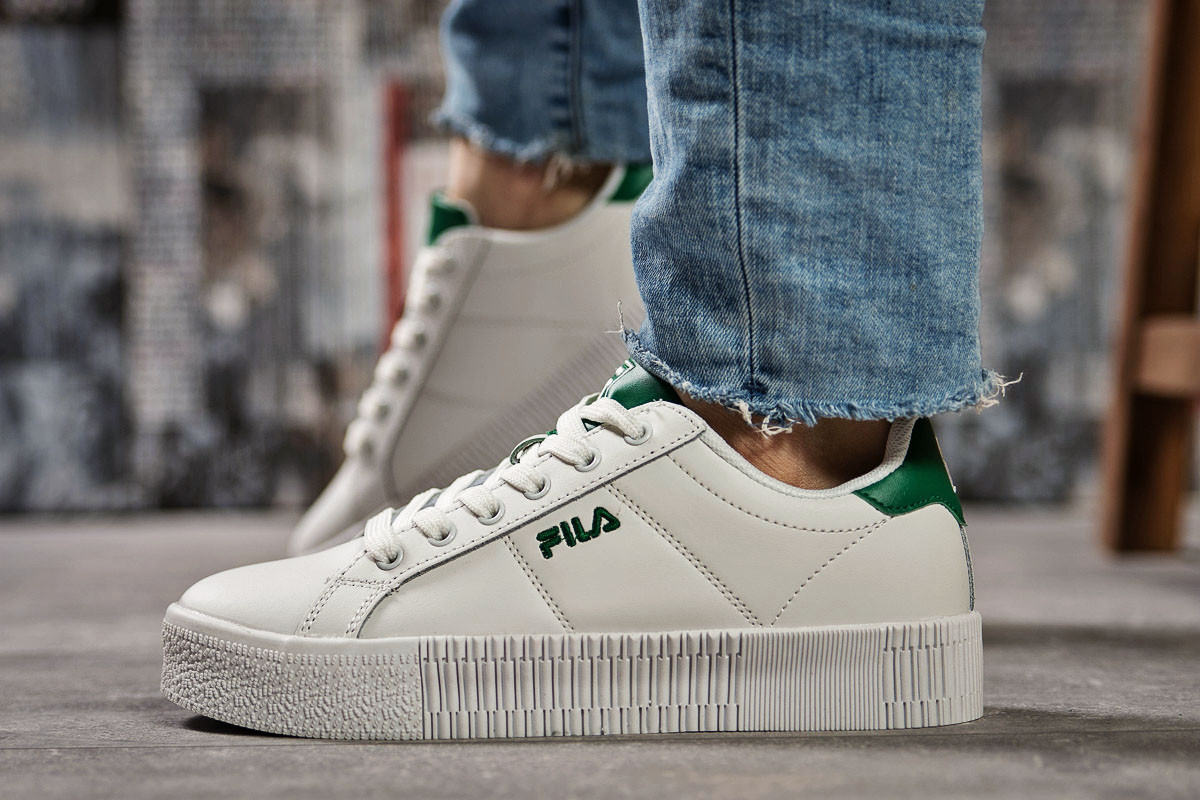 Кроссовки женские 15493, Fila, белые, < 38 > р. 38-24,5см.