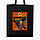 Еко сумка Вінсент Ван Гог Крик Едварда Мунка (Vincent van Gogh) (9227-2966-BKZ) чорна на блискавці саржа, фото 5