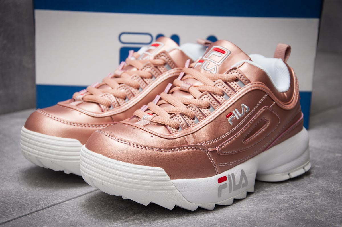 Кросівки жіночі 13555, Fila Disruptor 2, бронзові, < 40 41 > р. 40-25,2 див.