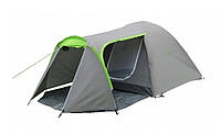 Палатка туристическая 4-местная Presto Monsun 4 Pro с тамбуром 3500 мм серая