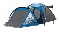 Палатка туристическая 4-местная Presto Soliter 4 3500 мм сине-серая