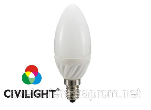 Світлодіодна лампа C37 K2F35T4 ceramic matt, 350 Lm, 4 W