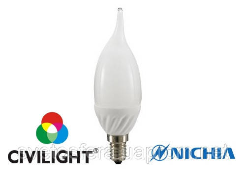 Світлодіодна лампа F37 KF25T4 ceramic, 250 Lm, 4 W