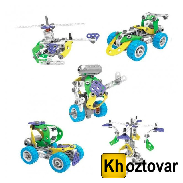 Конструктор 5 в 1 з мотором Build&Play J-7783 ⁇ 109 елементів