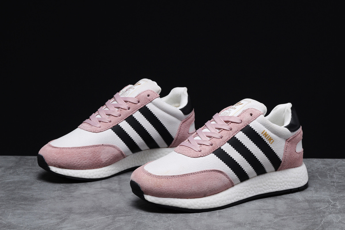 Зимові жіночі кросівки 31651, Adidas Iniki, рожеві, < 36 37 38 39 40 41 > р. 36-21,5 див.