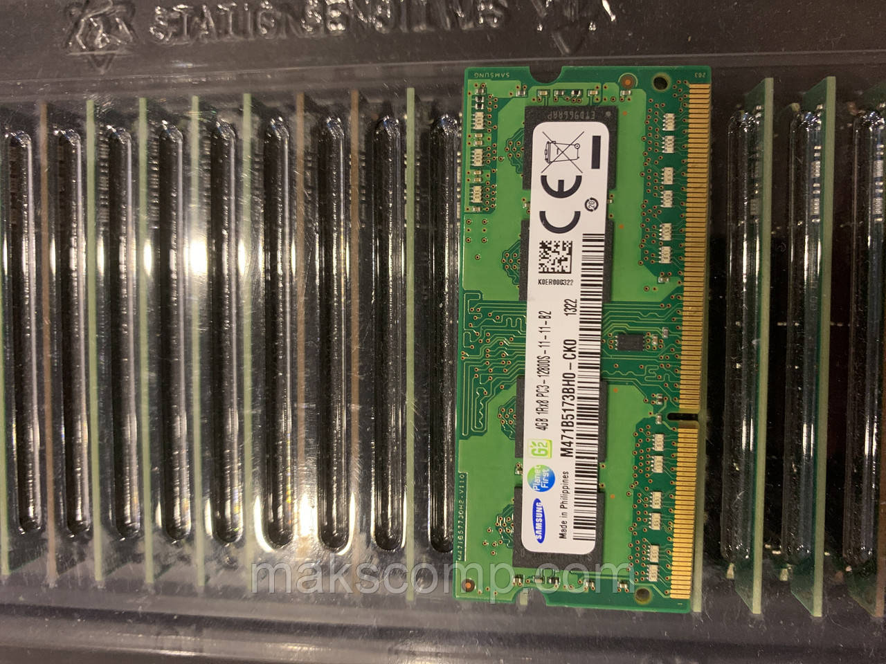 Пам'ять Samsung 4Gb So-DIMM PC3-12800S DDR3-1600 1.5 v (M471B5173BH0-CK0)