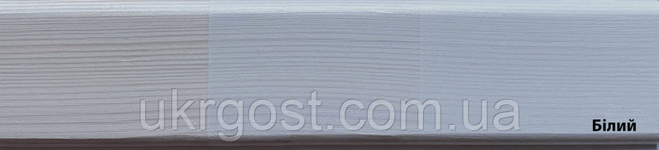 Просочення декоративне для дерева з воском Dufa Wood Protect Білий шовковистий глянець 0,75 л, фото 4