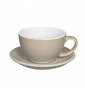 Чашка и блюдце для латте Loveramics Egg Café Latte Cup & Saucer, 300 мл, Ivory