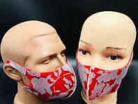 Многоразовая защитная маска - цветная Красный