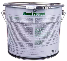 Просочення декоративне для дерева з воском Dufa Wood Protect Білий шовковистий глянець 0,75 л, фото 2
