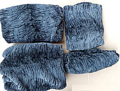 Чохли сидіння ХУТРЯНІ графіт, (Україна)