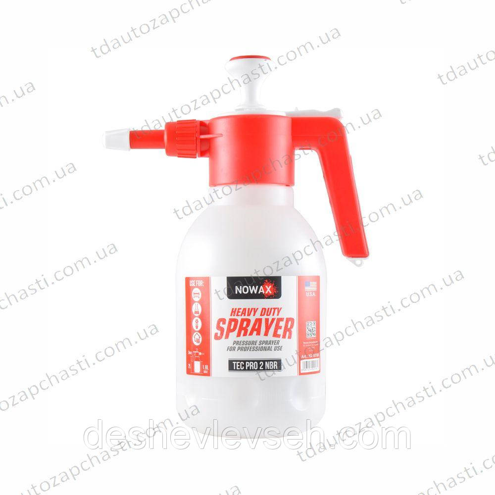 Розпилювач помповий NOWAX Heavy duty sprayer 2Л (пластик) (TEC PRO 2 NBR) (Nowax США), фото 1