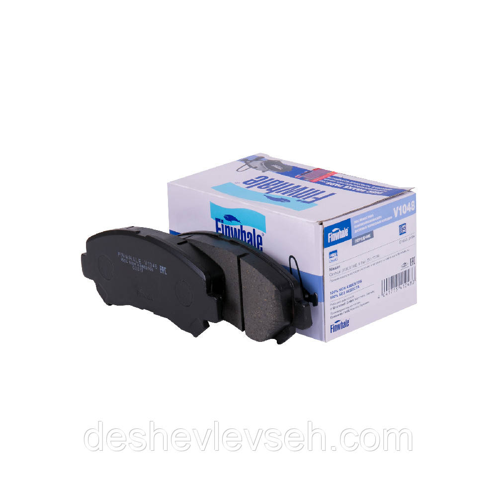 Колодки. перед. диск. NISSAN Qashqai (J10E/JJ10E)(07-13) / X-Trail (T31/T31R)(07-14) (V1048) (FINWHALE)