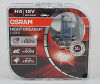 Лампа OSRAM H4 Nigth Breaker Laser 60/55W (неориг) +130% (64193NBL DUO BOX) (OSRAM)