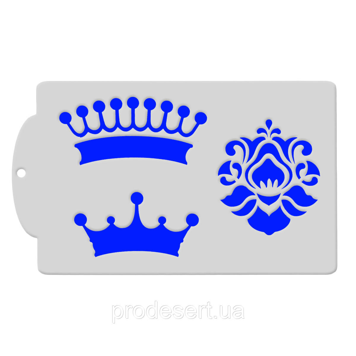 Корони трафарет для пряників 11*18 см (TR-2)