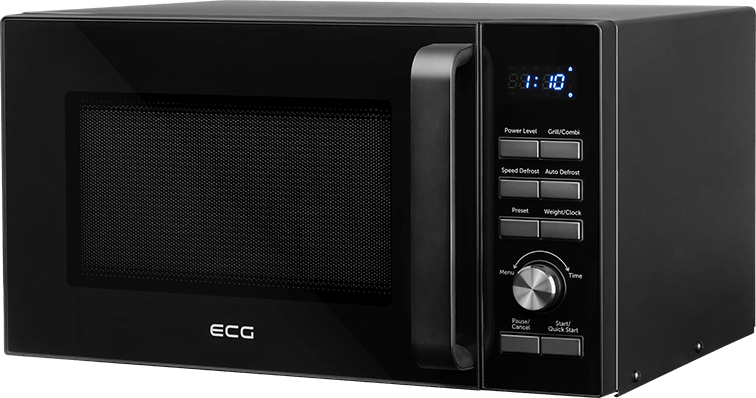 Мікрохвильова піч ECG MTD 2590 GBS (25л, гриль, 900Вт, НЖ сталь, Чехія), фото 1