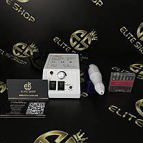 Ліна 2000 фрезер манікюрний для домашнього використання в білому кольорі на 20 000 оборотів в хвилину, фото 3