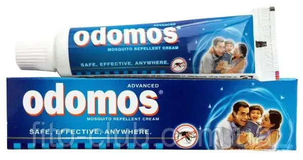 До вересня 2024р!!!! Антимоскітний крем Одомос 25 г Dabur Odomos крем від комарів