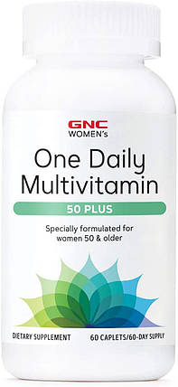 Мультивітаміни для жінок GNC Women's One Daily Multivitamin 50 Plus 60 Caps, фото 1