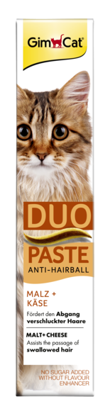 GimCat Duo Paste Anti-Hairball Malt + Cheese Паста для кішок для виведення шерсті із сиром 50 г