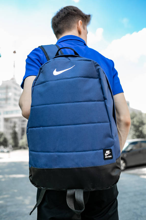 Рюкзак + Бананка міської Чоловічий | Жіночий | Дитячий, для ноутбука Nike (Найк) спортивний комплект синій, фото 2
