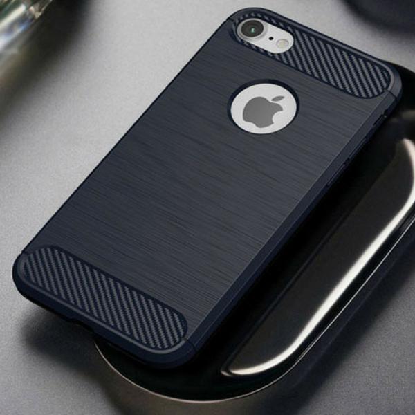Чохол TPU для Apple iPhone 6 Plus/6S Plus — iPaky Carbon Fiber Case Синій