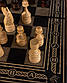 Дерев’яні шахи 3в1, класичний набір, шахи–нарди–шашки, ручна робота Carloteka, фото 2