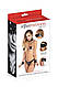 Нашийник з наручниками й ланцюгом Fetish Tentation Neck and Wrist Chain Straps з маскою на очі, фото 4