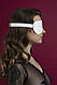Маска закрытая Feral Fillings - Blindfold Mask белая, фото 4