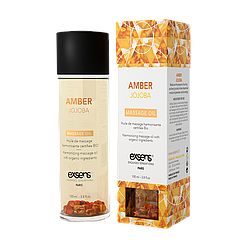 Розпродаж!!! Масажна олія EXSENS Amber Jojoba (гармонізує, з бурштином) 100мл (термін 07.2025)