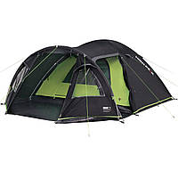 Намет чотиримісний High Peak Mesos 4 Dark Grey/Green (11525) 4000 мм Кемпінговий Трисезонний Півсфера