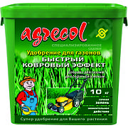 Добриво для газонів швидкий килимовий ефект NPK (34-0-0) 10 кг, Agrecol