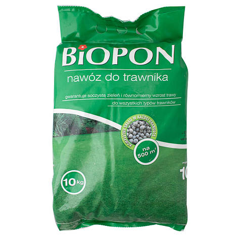 Добриво гранульоване для газонів 10 кг, BIOPON, фото 2