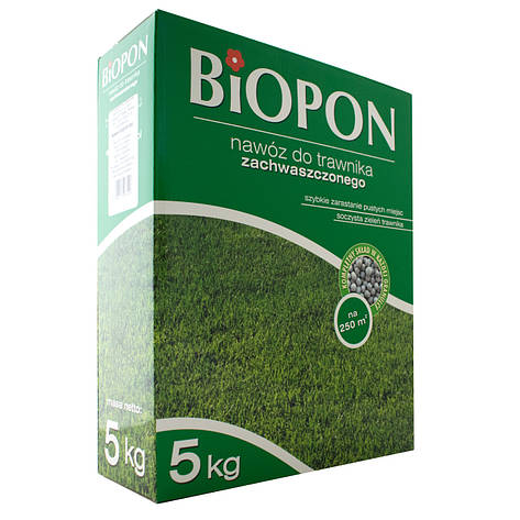 Добриво гранульоване для газонів проти бур'янів 5 кг, BIOPON, фото 2