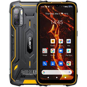 Cubot Kingkong 5 Pro Black Orange 4Гб/64Гб 8000 мАч NFC Android 11 захищений смартфон, фото 2