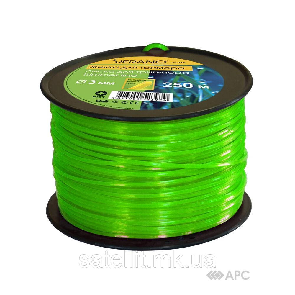 Жилка для мотокоси 3,0 мм (квадрат) 250 м, 71-774, фото 1
