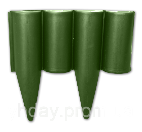 Бордюр садовый для газонов клумб дорожек Палисад, PALGARDEN, зеленый, 2,5 м, OBP1202-002GR Польша Bradas - фото 1 - id-p1418231009