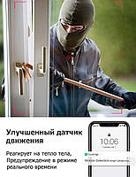 Бездротова вулична WiFi камера відеоспостереження CV-10 автономна 10 000 мАг батарея, відеокамера спостереження, фото 6