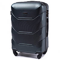 Валіза пластикова WINGS 147 середня темно-зелена