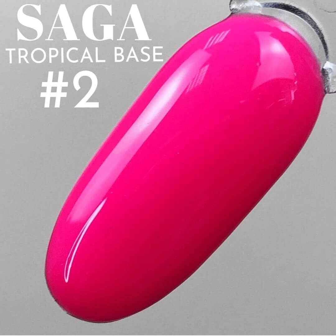 База Saga Tropical Base No2 (неонова фуксія) 8 мл