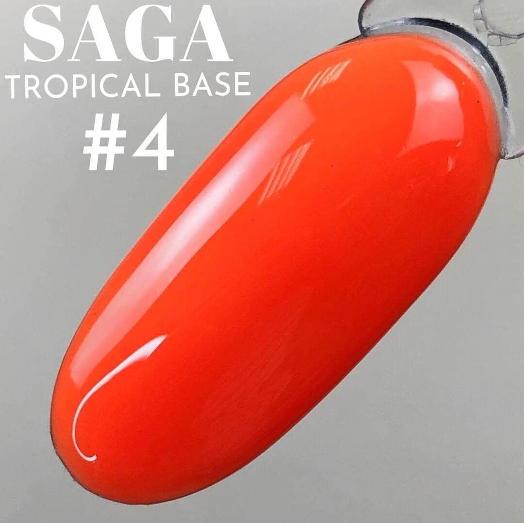 База Saga Tropical Base No4 (неоновий жовтогарячий) 8 мл