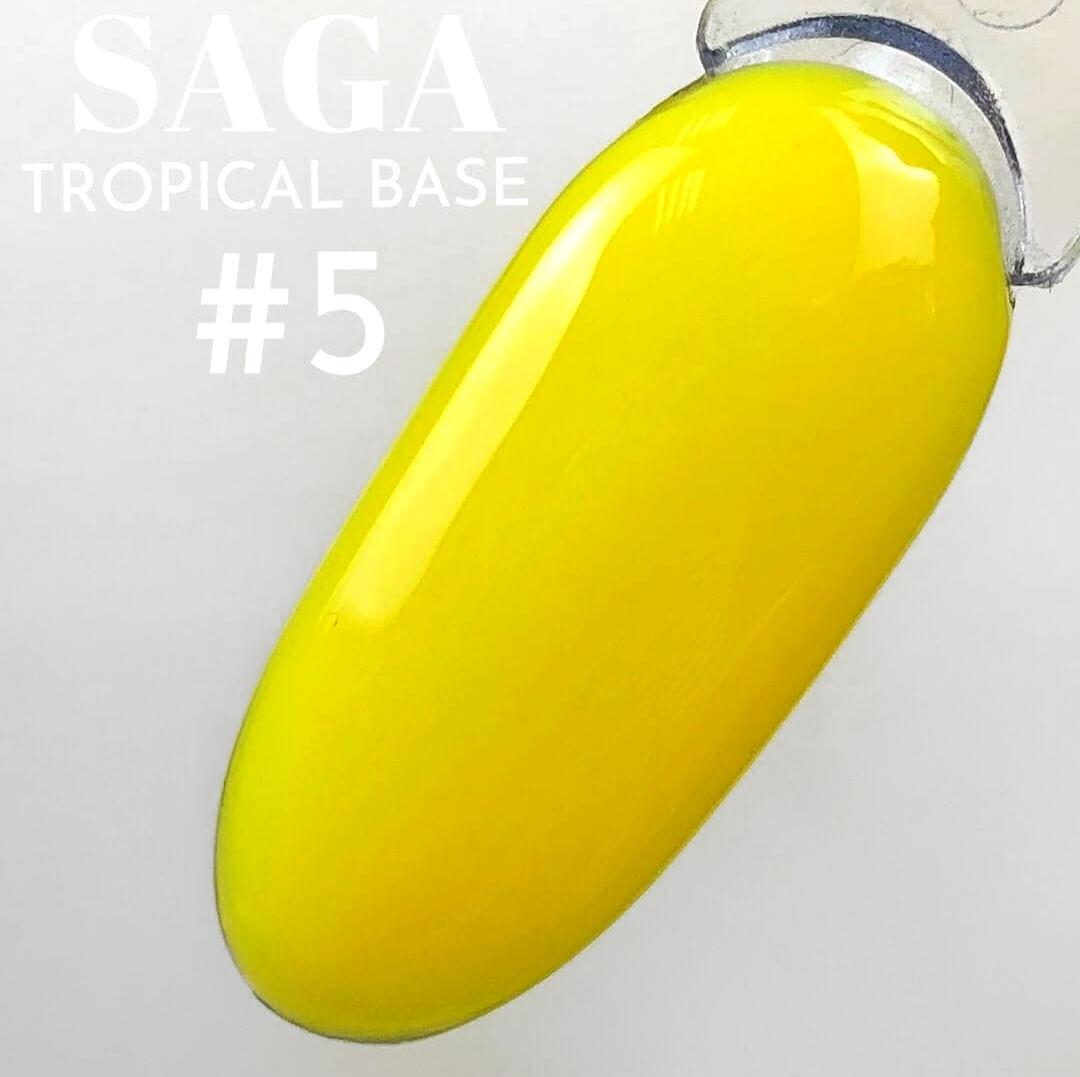 База Saga Tropical Base No5 (неоновий жовтий) 8 мл