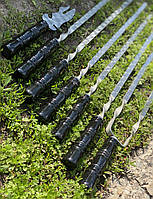 Набір шампурів "Premium Black" в чохлі (5 шампурів + подвійний шампур + вилка/ніж/відкривачка)