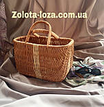 Сумка плетена з натуральної лози. 31х16х21см. Арт: D3327, фото 4
